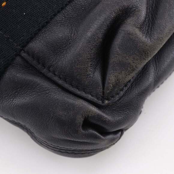 Hermes HERMES Caravan Horizontal PM Handbag Veau Derma Black Zipper Women's - Picture 7 of 16